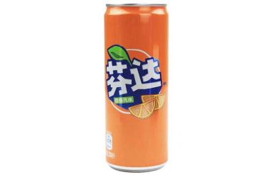 Fanta Orange Modern Can 330Ml